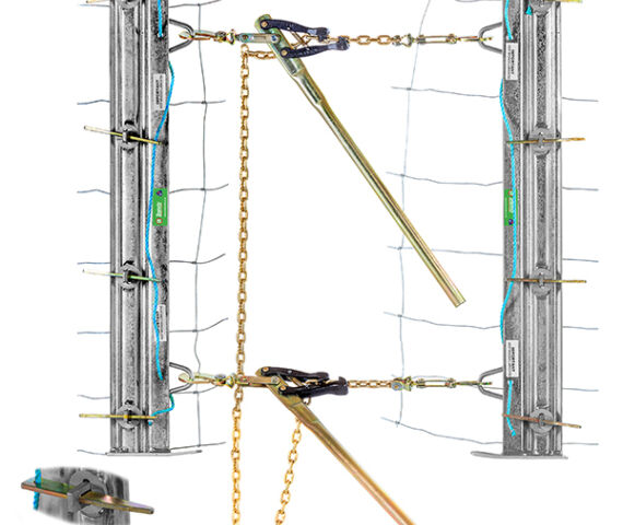 900mm Strainer Board Set Wedge Clamp