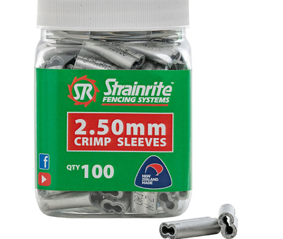Crimp Sleeves 2 5mm pottle of 100