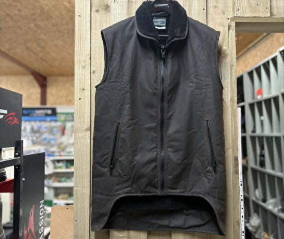 OILSKIN SLEEVELESS VEST