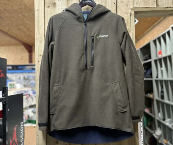 WEATHERSHIELD HALF ZIP HOODIE OLIVE